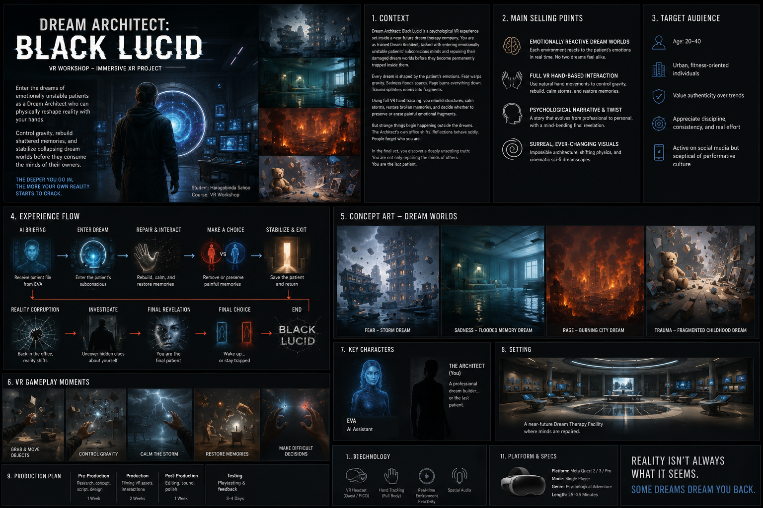 Black Lucid — VR experience design